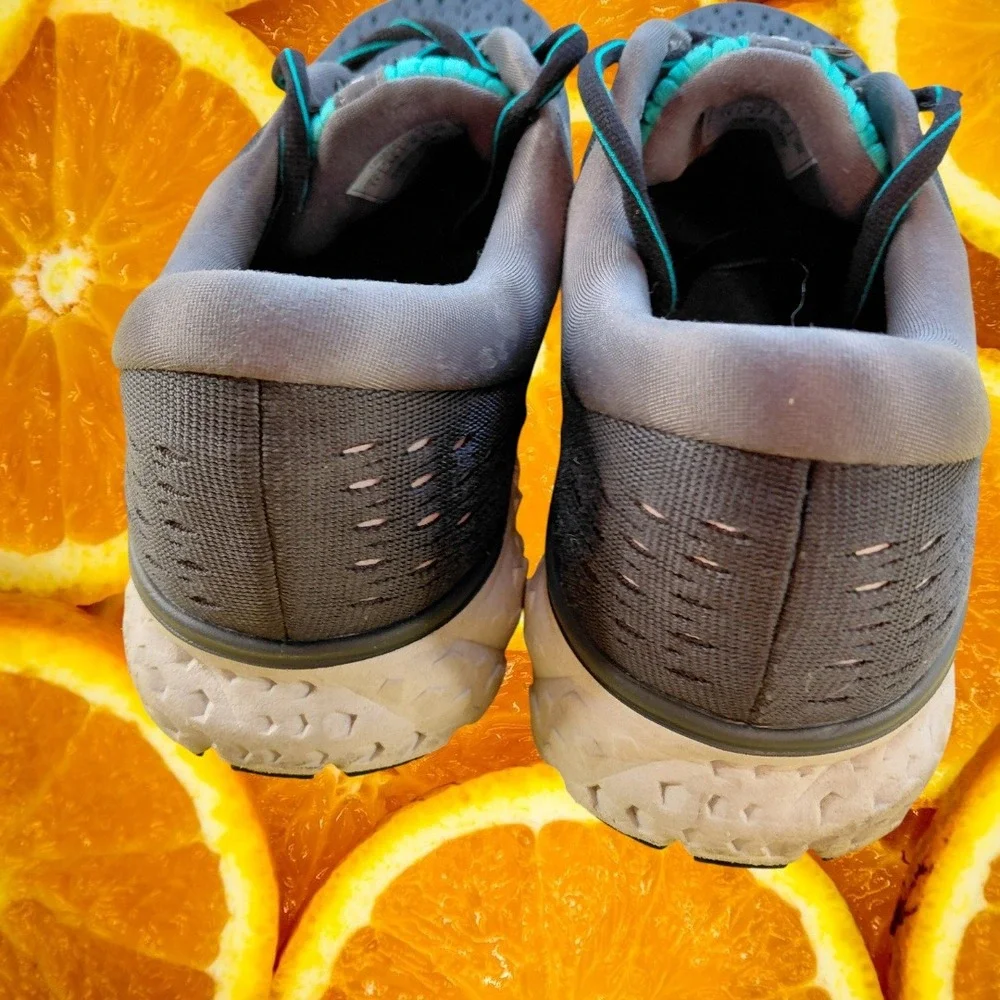 Brooks Glycerin 16 Wide D Mens Running Shoes Gray‎ Teal Size 11 USA